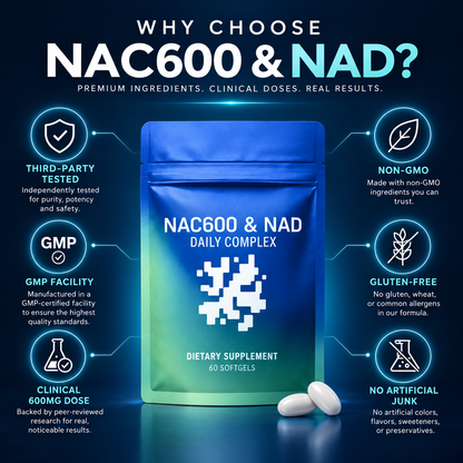 Novaro - NAC600 + NAD + MCT Oil Daily Complex