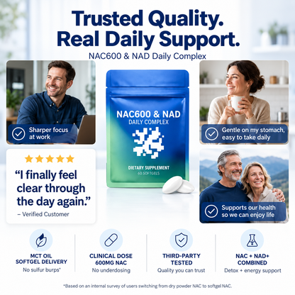 Novaro - NAC600 + NAD + MCT Oil Daily Complex