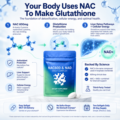 Novaro - NAC600 + NAD + MCT Oil Daily Complex