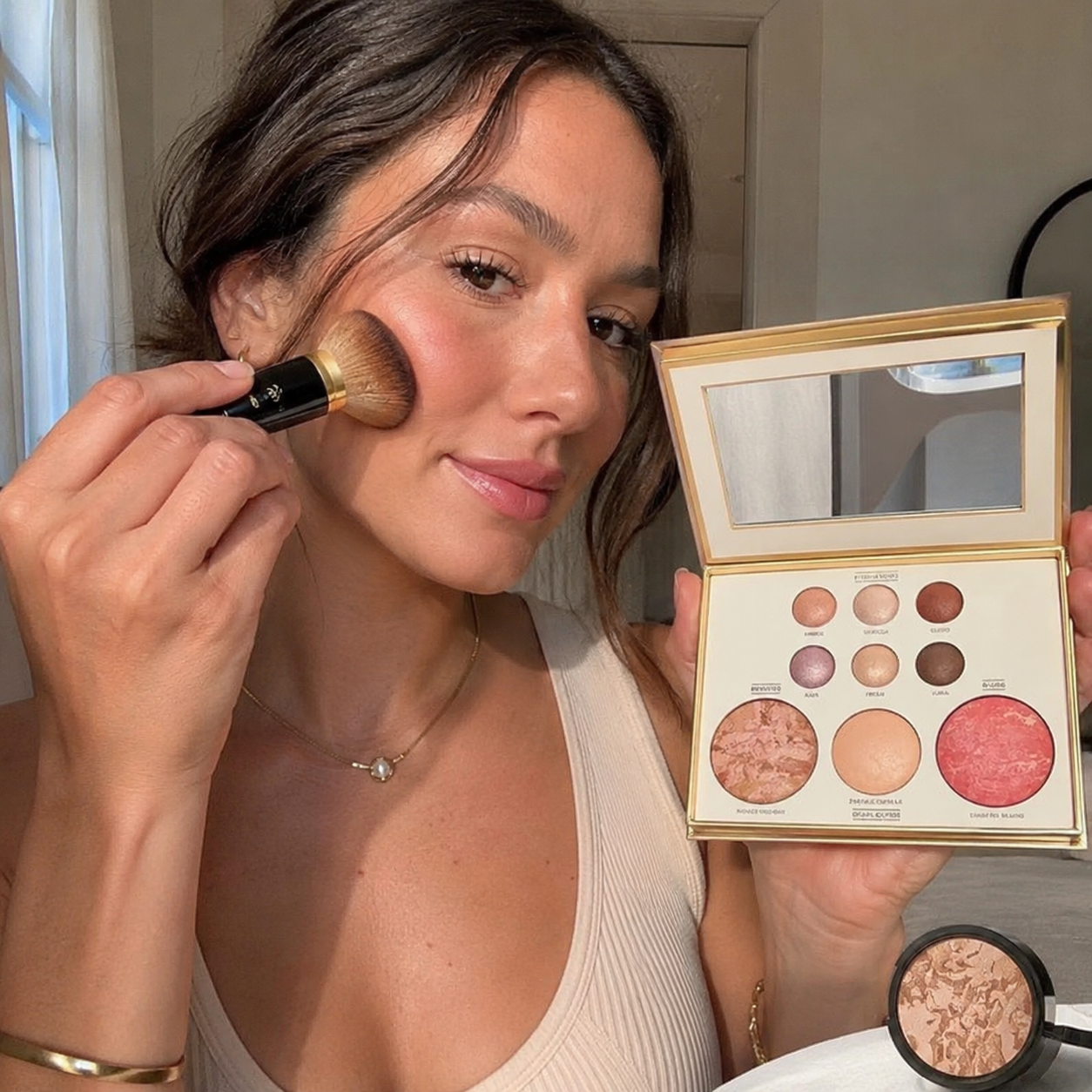 All in 1 Starter Kit - Beauty Brush Included With Baked Multicolor Eyeshadow Palette