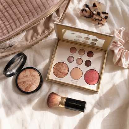 All in 1 Starter Kit - Beauty Brush Included With Baked Multicolor Eyeshadow Palette